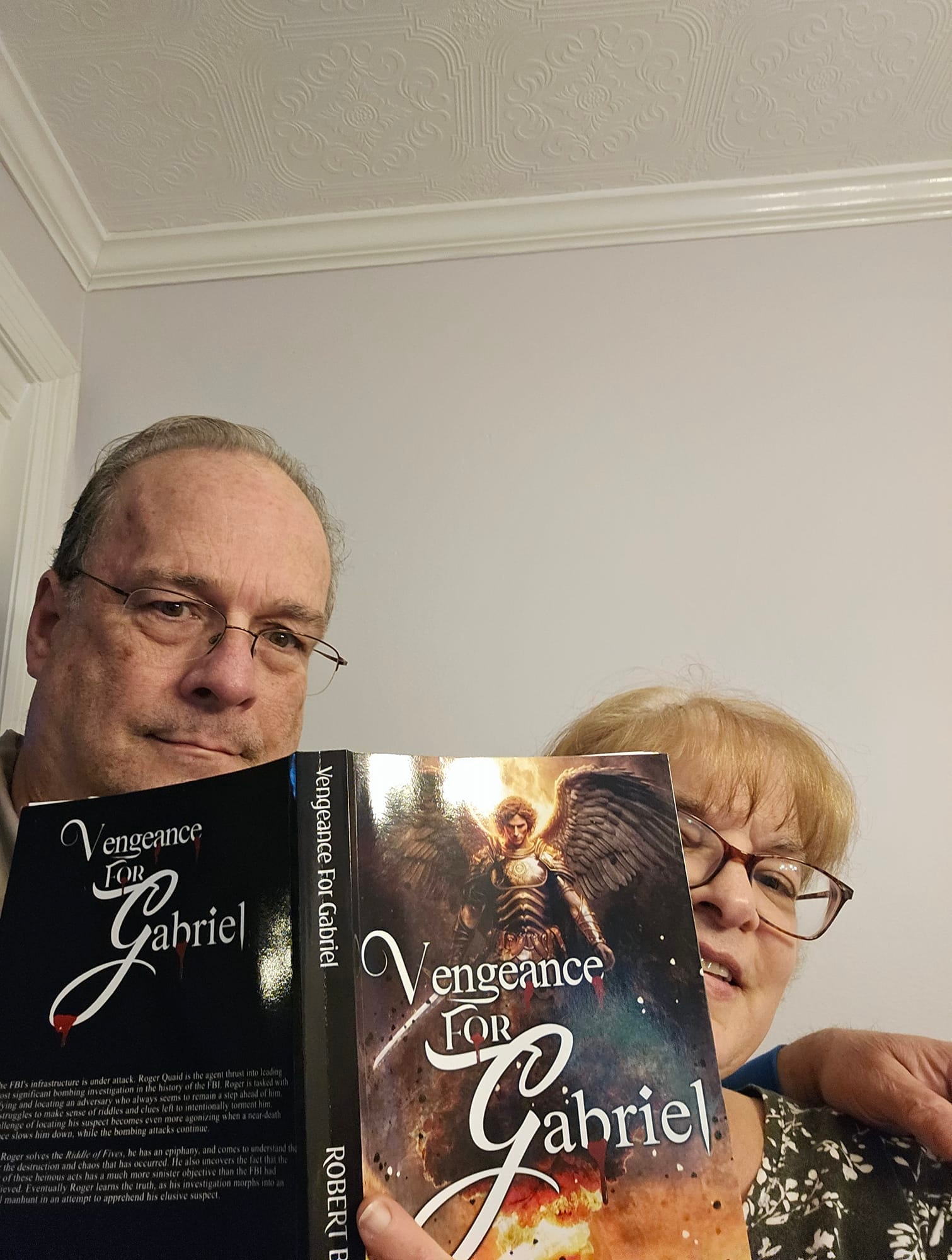 Roseann and Mike Greco with the book