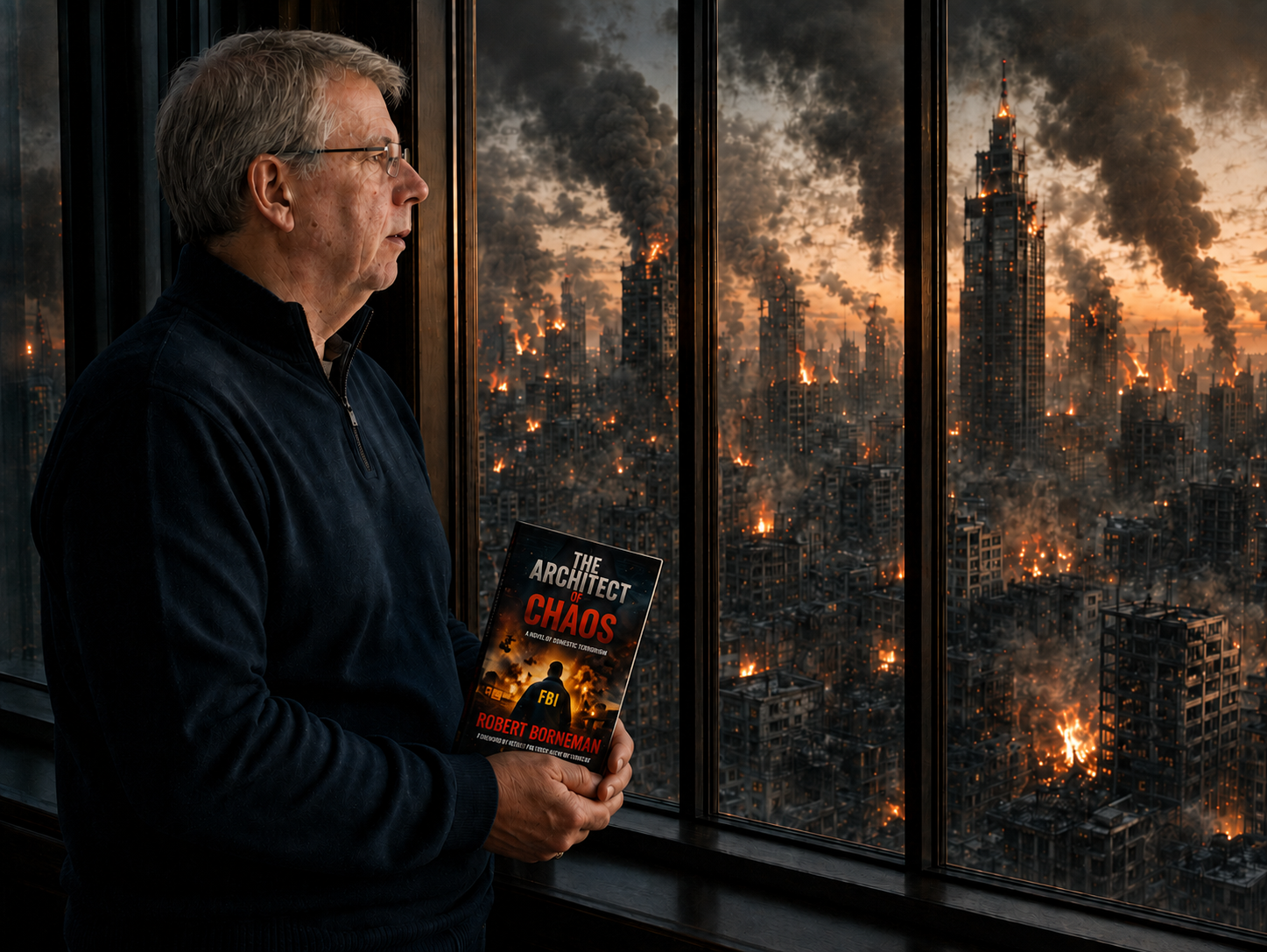 Author imagining city burning